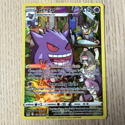 Pokemon Gengar TG06/TG30 Swsh11: Lost Origin Trainer Gallery Holo English NM - Image 1