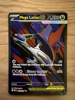 Pokemon TCG Mega Evolution Mega Latias ex 163/132 Ultra Rare Full Art - Image 1