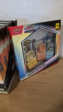 7 Pokemon Scarlet Violet PRISMATIC EVOLUTIONS POSTER COLLECTION Boxes W/ CASE - Image 2