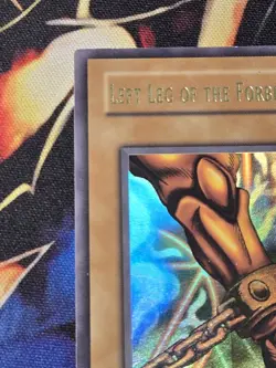 Yugioh Left Leg of The Forbidden One - FOIL LINE MISPRINT ERROR - 1st Ed LOB - Image 3