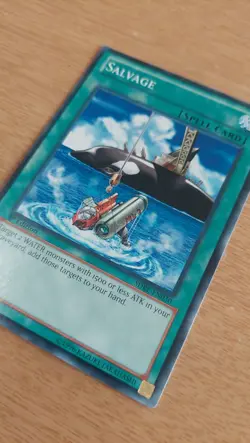 1st Edition Salvage SDRE-EN030 YuGiOh card (LP) - Image 1
