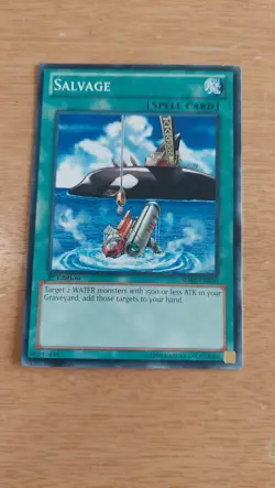 1st Edition Salvage SDRE-EN030 YuGiOh card (LP) - Image 2