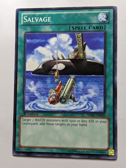 Salvage YUGIOH Card SDRE-EN030 1st Edition 96947648 - Image 1