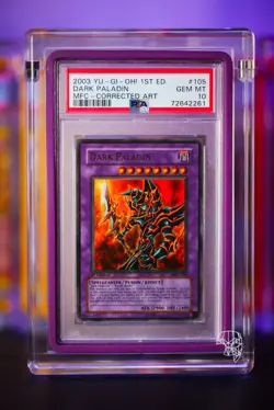 Dark Paladin Corrected Art MFC-105 Magician's Force 1st Edition PSA 10 Yu-Gi-Oh! - Image 1