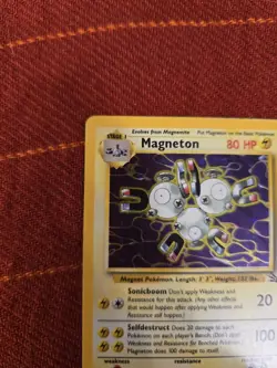 Magneton 11/62 Holo Fossil Set Pokemon Card WOTC LP/Played - Image 5