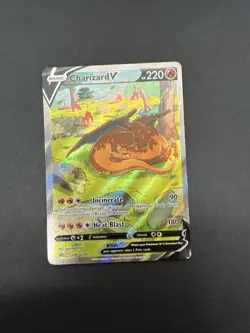 Pokemon Charizard V SWSH260 Full Art Ultra Premium Collection Promo TCG Card - Image 1