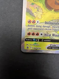 Pokemon Charizard V SWSH260 Full Art Ultra Premium Collection Promo TCG Card - Image 5