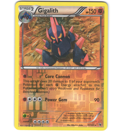 Pokemon 2011 Moderate Play Gigalith Noble Victories REVERSE 61/101 Card - Image 1