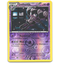 Pokemon 2012 Light Play Gothorita Dragons Exalted REVERSE 55/124 Card - Image 1