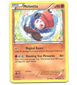 Pokemon 2013 Moderate Play Meloetta 86/113 Legendary Treasures Rare Card - Image 1