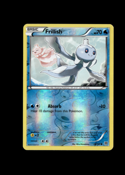 Pokemon 2012 Light Play Frillish 38/135 Plasma Storm REVERSE Card - Image 1