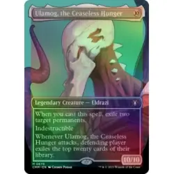 FOIL ULAMOG, THE CEASELESS HUNGER (BORDERLESS) Commander Masters Magic MTG CARD - Image 1