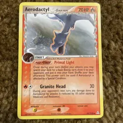 Pokemon TCG Holon Phantoms Aerodactyl Delta Species Non-Holo Card 35/110 - Image 1