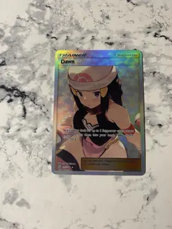 Dawn Full Art Pokemon Cute Anime Waifu ACG DIY Trainer Art Alternate card - Image 1