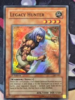 Legacy Hunter AST-067 1st Edition Super Rare YuGiOh - Image 1