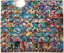 Lot of 100 Japanese Kamen Rider Battle: GANBA LEGENDS Normal & Rare Card Set - Image 1