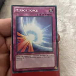 Yu-Gi-Oh Card - - MIRROR FORCE (ultra rare holo) *1st Edition* NM - Image 1