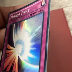 Yu-Gi-Oh Card - - MIRROR FORCE (ultra rare holo) *1st Edition* NM - Image 4