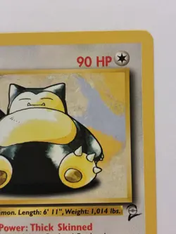 Pokemon TCG Snorlax Card 30/130 Base Set 2 Vintage Non-Holo Rare - Image 5