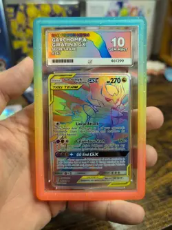 Pokemon Garchomp and Giratina GX Tag Team Card 247/236 Unified Minds ACE 10 - Image 1