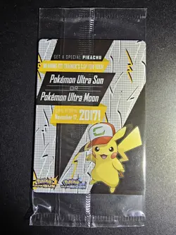 SEALED Pokemon Ash's Pikachu SM108 Black Star "I Choose You" Promo Card TCG SM - Image 4