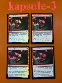 4x Devour in Flames | FOIL | Oath of the Gatewatch | MTG Magic Cards - Image 1