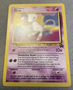 🩷 Mew #8 🩷 Black Star Promo 🩷 2000 Vintage Pokemon Card 🩷 NM 🩷 - Image 5