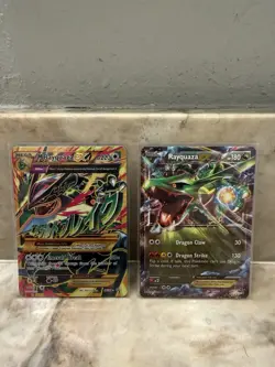 Card Bundle: M Rayquaza EX (Shiny Full Art) 98/98 And Rayquaza EX XY73 - Image 1