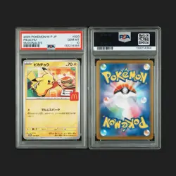 Gem MINT! PSA 10 PIKACHU 020/M-P Japan McDonald's Promo 2025 POKEMON Card in US! - Image 3