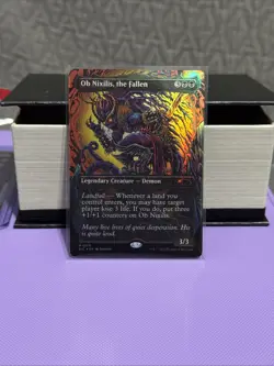 Ob Nixilis, the Fallen Foil, An Encyclopedia of Magic Secret Lair, NM - Image 1