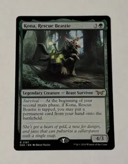 MTG Kona, Rescue Beastie - Duskmourn: House of Horror LP - Image 1