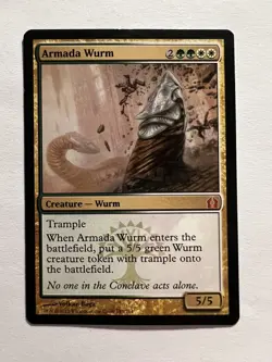 Armada Wurm - MTG Return to Ravnica - NM Mythic Creature Wurm - Image 1
