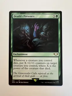 Death's Presence - MTG 40k Universes Beyond: Warhammer 40,000 - NM - Image 1