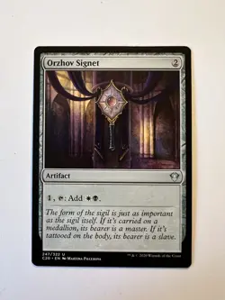 Orzhov Signet - MTG Commander 2020 - NM - Image 1