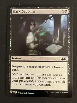 1x Foil Dark Dabbling (091) Ultimate Masters Pauper Magic the Gathering x1 MKE - Image 1