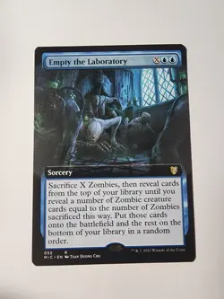 Empty the Laboratory (Extended Art) Commander: Innistrad: Midnight Hunt Regular - Image 1