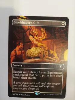 Steelshaper's Gift (Borderless) Commander Masters Regular - Image 1