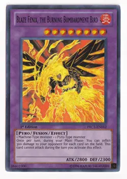 Blaze Fenix, the Burning Bombardment Bird PRC1-EN012 1st Edition Super - Image 1