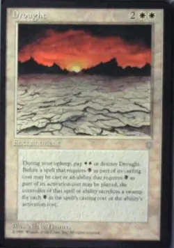 Drought - Ice Age: #21, Magic: The Gathering Nm R196 - Image 1