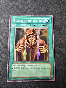 Yu-Gi-Oh! Poison of the Old Man MFC-033 1st Edition & Unlimited HP - Image 4
