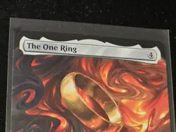 The One Ring Magic: The Gathering MTG LOTR Extended Art Borderless M 380 SP - Image 3