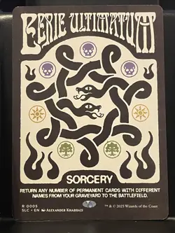 Eerie Ultimatum # 5 MTG SLD Secret Lair Countdown Kit 2025 NM - Image 1