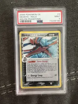 2006 Pokemon Ex Holon Phantoms #3 Deoxys Holo PSA 9 Mint - Image 1