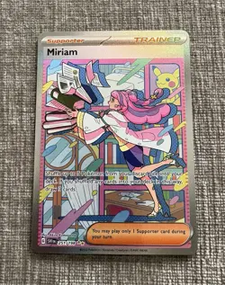 2023 Pokemon Scarlet & Violet Miriam SIR And 251/198 - Image 1