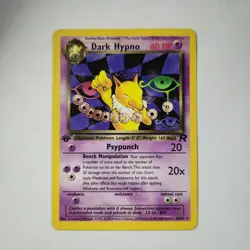 Dark Hypno 26/82 - 1st Edition Rare - Pokemon TCG - Team Rocket - LP - Image 1