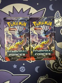 Pokemon Temporal Forces Booster Packs 2 Packs - Image 1