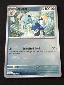 Dewott 22/86 Pokeball White Flare WHT -Near Mint- Pokemon TCG - Image 1