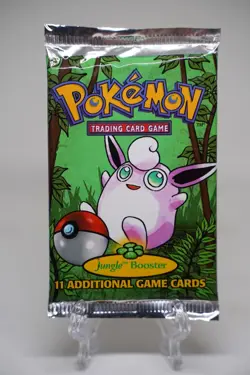 Pokemon Jungle Unlimited 1999 Wigglytuff Artwork Booster Pack WOTC Sealed - Image 2
