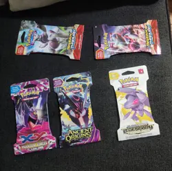 Pokemon XY Phantom Forces Sleeved Booster Art Set Of 5 SEALED NEW - Image 1