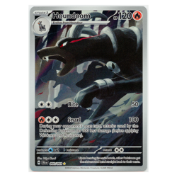 2024 Pokemon Houndoom SV Shrouded Fable Illustration Rare #006/064 Near Mint - Image 1